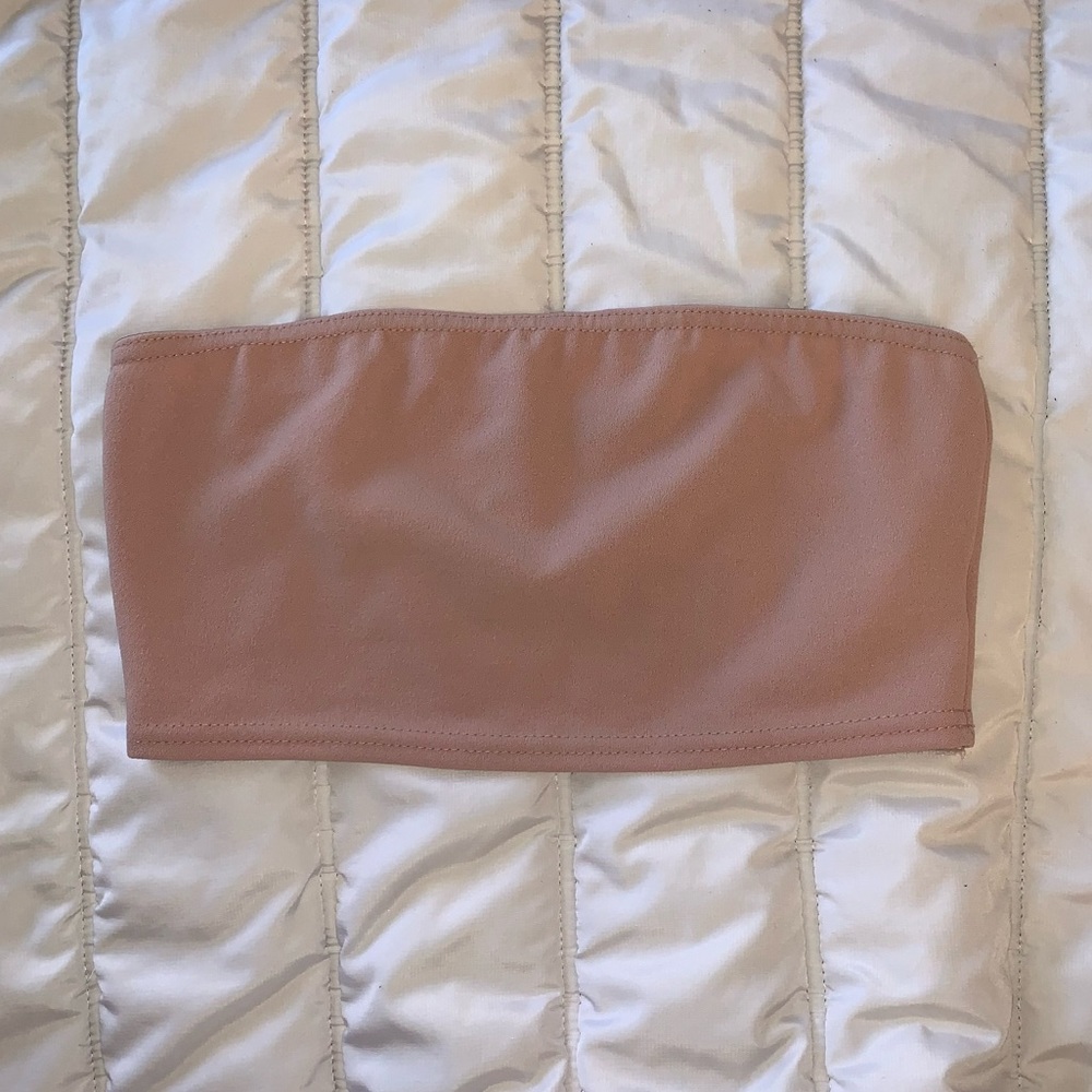 💕BABY PINK BANDEAU TOP💕